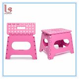 Square Garden Kitchen Lightweight Fold Step Stool Plastic Folding Stool