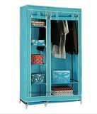 Modern Simple Wardrobe Household Fabric Folding Cloth Ward Storage Assembly King Size Reinforcement Combination Simple Wardrobe (FW-25B)