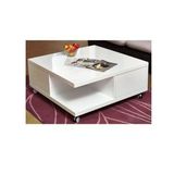 Wood High Gloss Living Room Storage Coffee Table