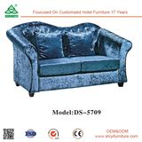 5 Star Hotel Lobby Furniture Set Lounge Seating Faux Leather Sectional Sofa