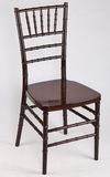 Mahogany Resin Chiavari Chair, PC Tiffany Chair for Events