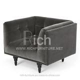 Hot Sale Hotel Lobby Furniture Fabric Sofa (1seater)