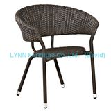 Garden Furniture Black Poly Rattan Chair