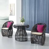 All Weather PE-Rattan Competive Price with Top Quality Outdoor Garden Furniture Dining Chair&Table Set (YT673)