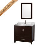 Fed-1907 Top Quality Carrara Marble Top Modern Bathroom Vanities