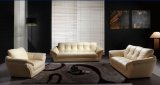 Office Leather Sofa in Beige