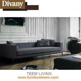 Fabric Leather Modern Style Sofa