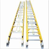 Fiberglass Step Ladder with Yellow Color