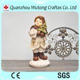 Creative High Quality Resin Christmas Boy Figurines Holiday Decoration