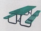 46-Inch Ada Square Picnic Table Stamped