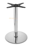 (SC-730) Modern Restaurant Cafe Furniture Round Stainless Steel Table Leg