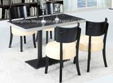 Solid Wood 4 Seaters Hotel Restaurant Dining Table Set (FOH-BCA08)