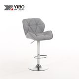 Fabric Metal Chromed Base Gaslift Adjustable UK Fireproof Bar Stool