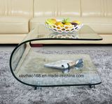 Semicircle Tempering Glass Living Room Coffee Table