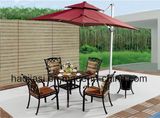 Outdoor /Rattan / Garden / Patio / Hotel Furniture Cast Aluminum Chair & Table Set (HS 3196C &HS 7132DT)