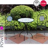 Iron Antique Mosaic Bistro Table Set