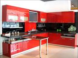 Glossy Customized Wood Acrylic Kitchen Cabinets for Hotel Furniture (Acrylic for cabinet doors)