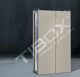 Plexiglass Door Antique Floor Cabinet