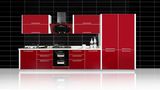 Hot Sale UV MDF High Glossy Kitchen Cabinet (ZX-030)
