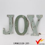 Wholesale Antique Vintage Water Paint Handmade Craft Metal Letter for Decoration