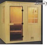 High Quality Finland Spruce Dry/Wet Sauna Room for 4 Person