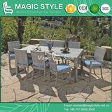 Big Size Wicker Dining Set Outdoor Dining Chair Hotel Project (Magic Style)