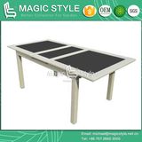 Outdoor Dining Table with Auto-Extension System (195/255) Functional Rattan Dining Table (Magic Style)