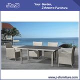 Garden Wicker Rattan Patio Hotel Home Office Outdoor Dining Table and Chair (J154)