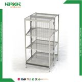 Stainless Steel Display Rack Stand and Department Shelf Gondola for General Hardware Store