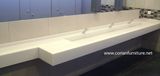 Glacier White Corian Solid Surface Wash Basin