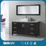 2016 America Style Modern Solid Wooden Bathroom Cabinet with Sink