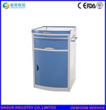 Hospital Furniture ABS Hospital Bedside with Locker Medical Cabinet