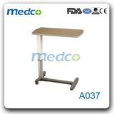 Height Adjustable Hospital Over Bed Table