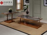 Square Coffee Table with Nature Marble Top and Stainless Steel Leg