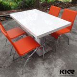 Kkr Artificial Stone Restaurant Dining Table and Chair