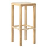 Square Seat High Convenient Solid Wood Bar Stools (SP-EC622)