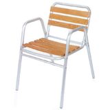 High Quality Aluminum Wooden Chair (DC-06311)