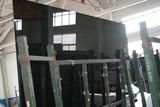 Sinolac Brand 5mm Black Painted Glass/Back Lacquered Glass with Double Fenzi Paint for Kfc Decorative (SMI-RAL9005)