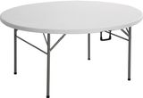 China Wholesale 5FT Round Plastic Folding Dining Table for Event