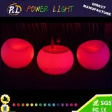 Glowing Hotel Furniture Illuminated LED Apple Stool (PLT-FC010)