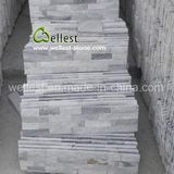 Elegant Light Grey Quartzite Culture Ledge Stone for Indoor Wall Covering