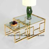 Europe Living Room Glass Tea Table