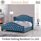 Modern Bed Bedroom Bed Real Leather