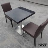 Japanese Style Square Solid Surface Dining Table