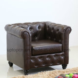 Hot-Selling Hotel Low Back Upholstery Armrest Leather Chair (SP-HC450)