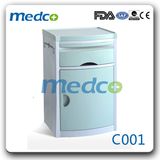 Multifunction Medical Bed Side Locker, Hospital ABS Bed Side Cabinet