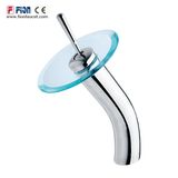 Waterfall Glass Bathroom Sink Wash Basin Mixer Water Tap Faucet (F-9222)