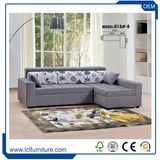 2017 Hot Sale Soft Sofa Bed in Chrome and Fabric to Finish for Living Room