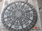G684 + G603 Round Medallion Granite Cobblestone for Garden
