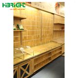 Retail Store Metal Single Sided Vegetable Fruit Gondola Rack